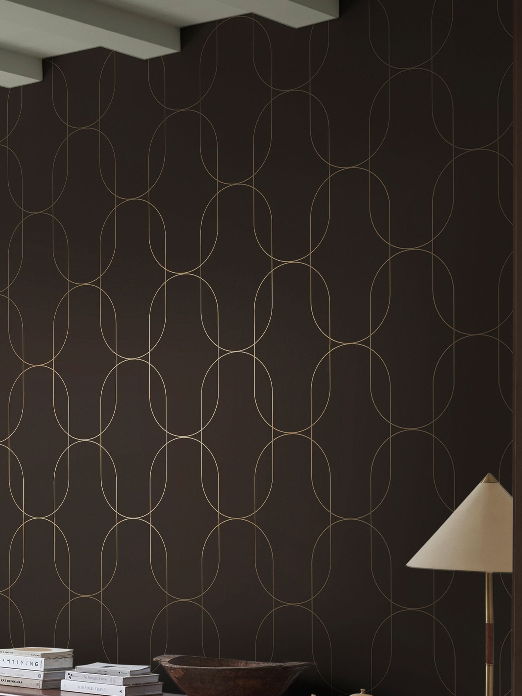 Graham & Brown Palais Fig wallpaper 10m roll, imported from the UK