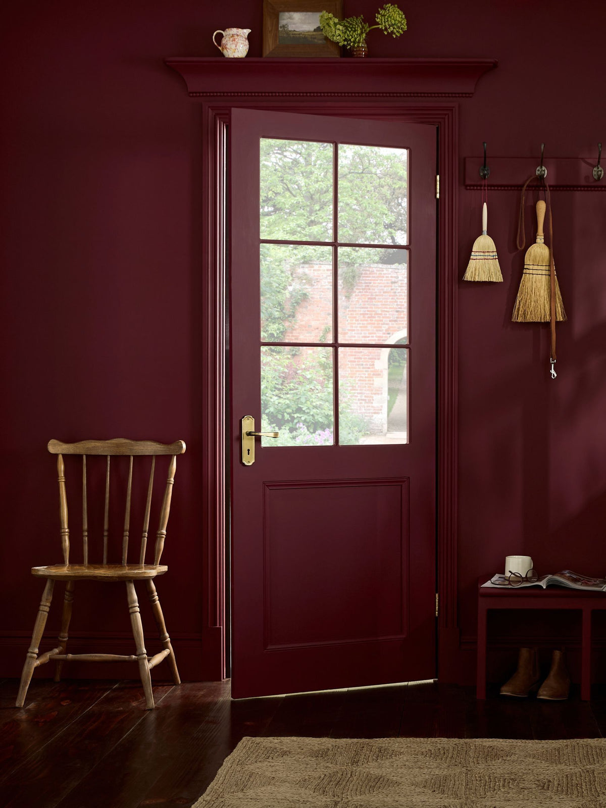Graham & Brown Divine Damson matt emulsion paint - British product
