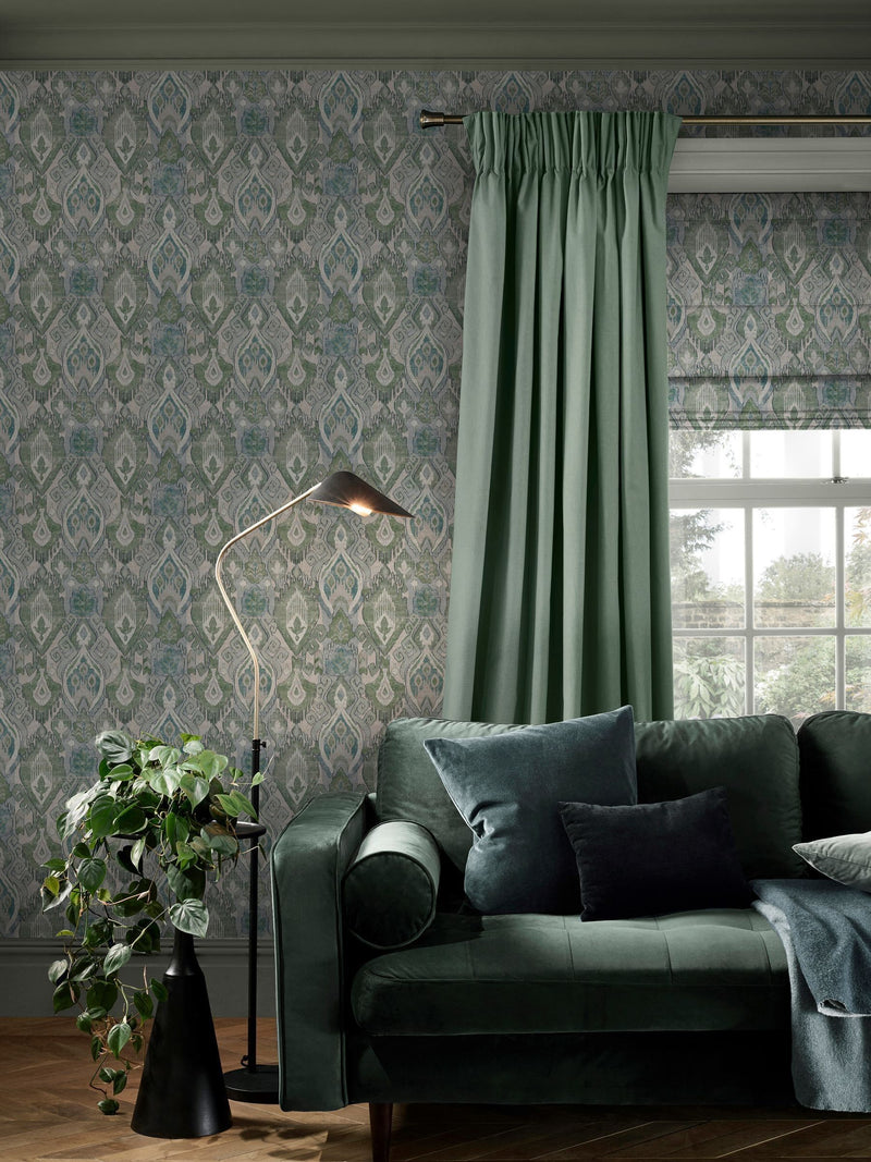 Graham & Brown Daraee Tapestry wallpaper blue green 10m - British product