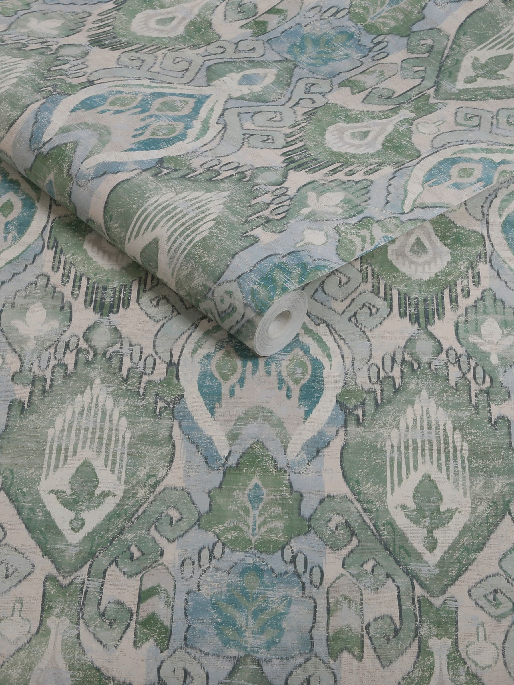 Graham & Brown Daraee Tapestry wallpaper blue green 10m - British product