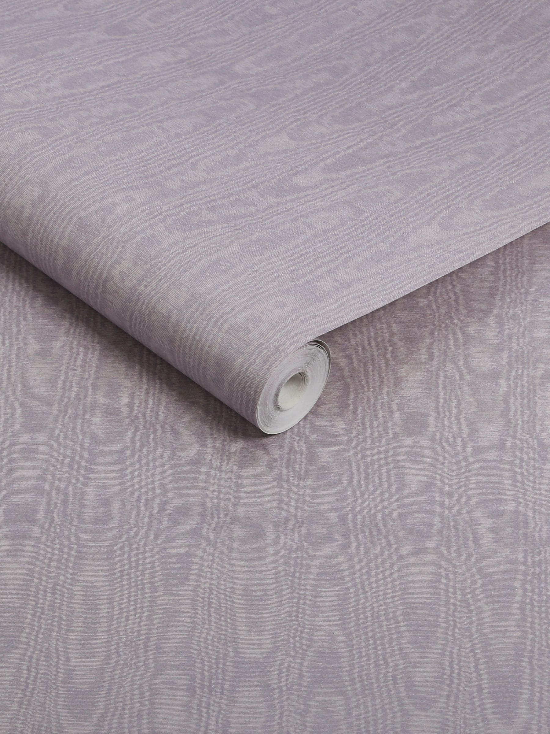 Graham & Brown Lavender Moire wallpaper 10m roll (British brand)