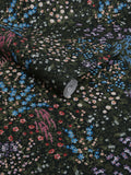 Graham & Brown Black Painterly Flora 10M Wallpaper