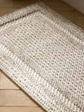 Natural Albie Bobble Border doormat, imported from the UK