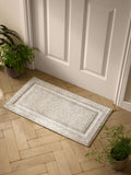 Natural Albie Bobble Border doormat, imported from the UK