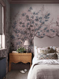 Graham & Brown Duck Egg Forest in Bloom Fixed Size Wall Mural 4m x 2.5m