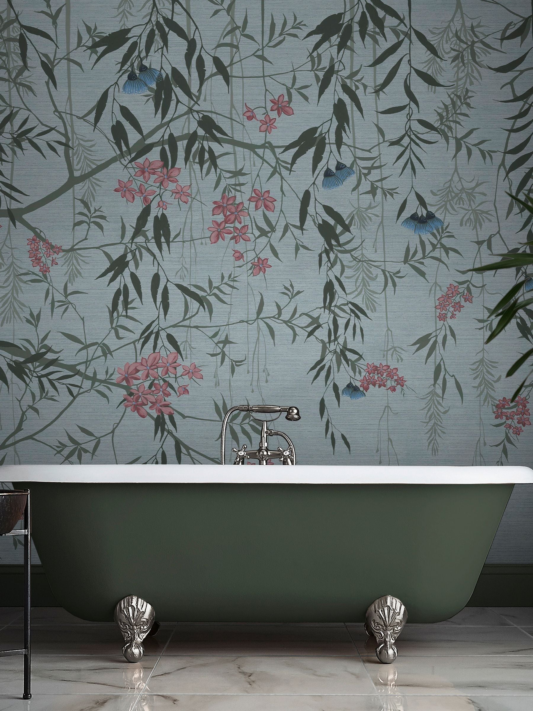 Graham & Brown Damson Obassia Fixed Size Mural 4m x 2.5m