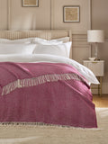 Red Herringbone Cosy Throws