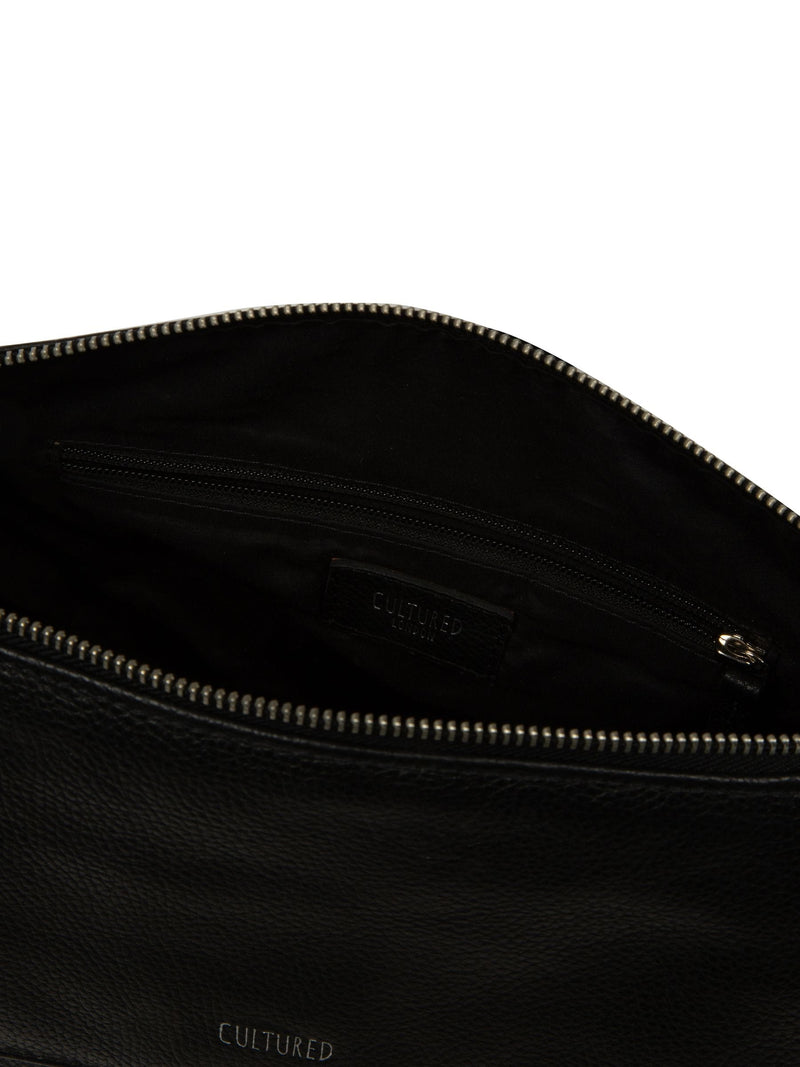 Cultured London Black Cherry shoulder bag (British brand)