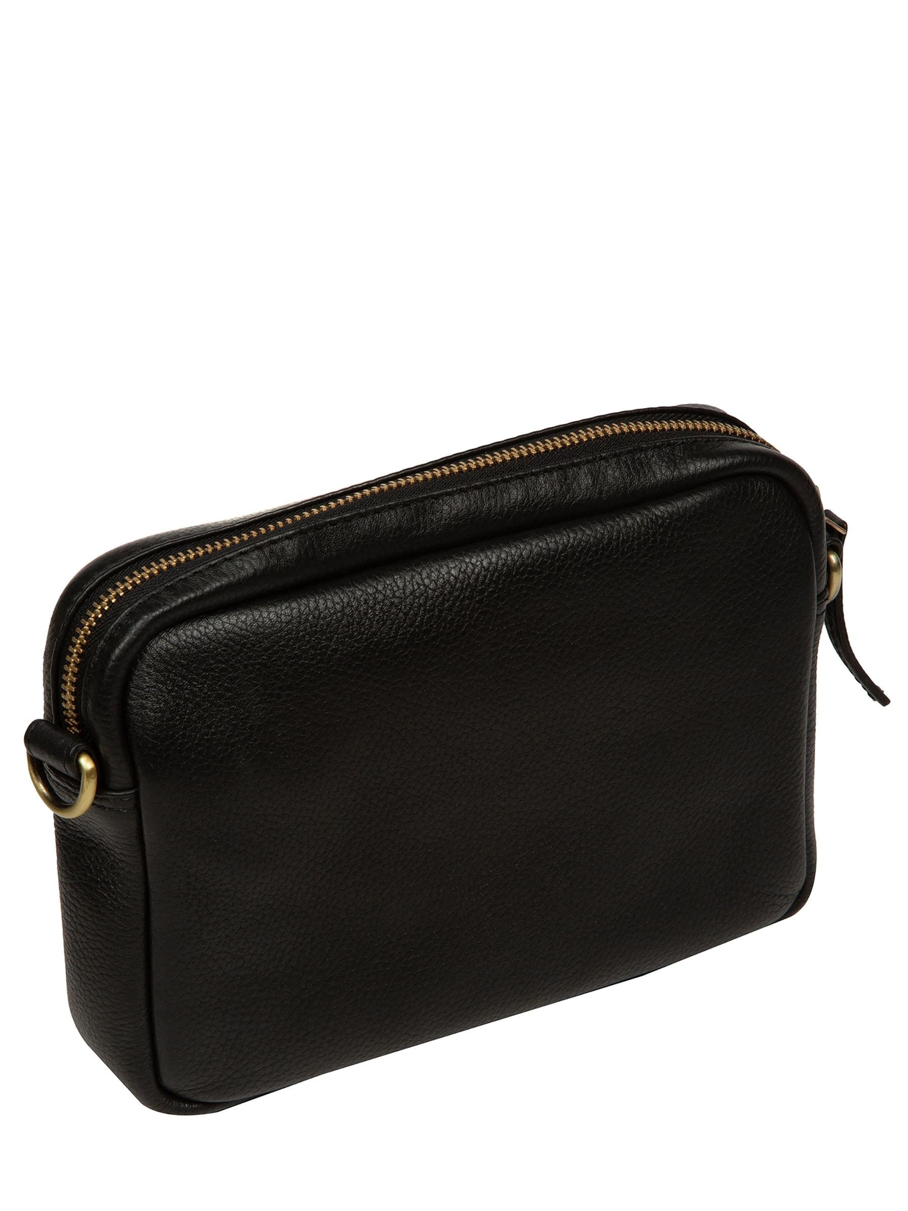 Pure Luxuries London black cross-body bag (British brand)