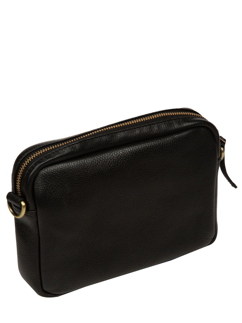 Pure Luxuries London black cross-body bag (British brand)