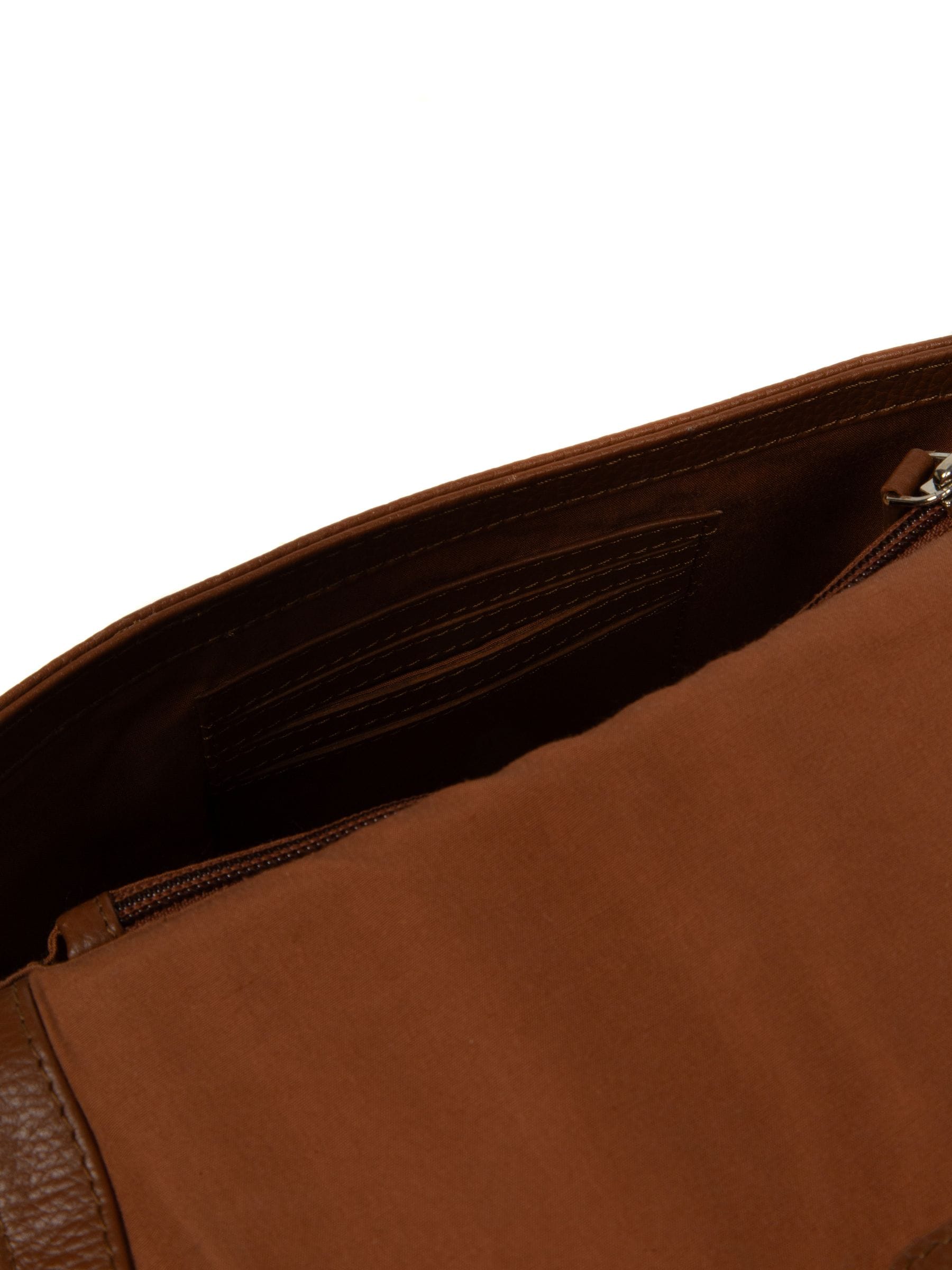 Pure Luxuries London brown Alodia leather cross body bag, UK version