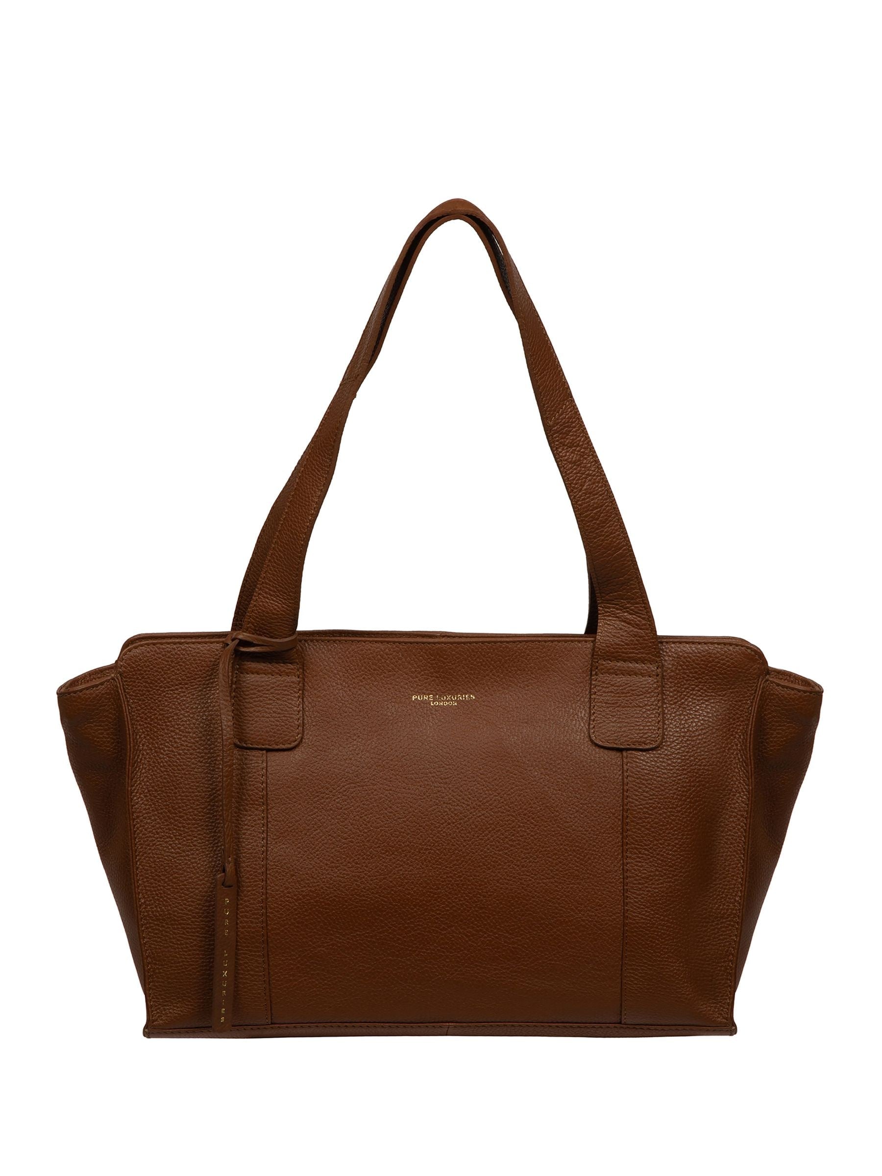 Pure Luxuries brown Mimi leather handbag, UK version