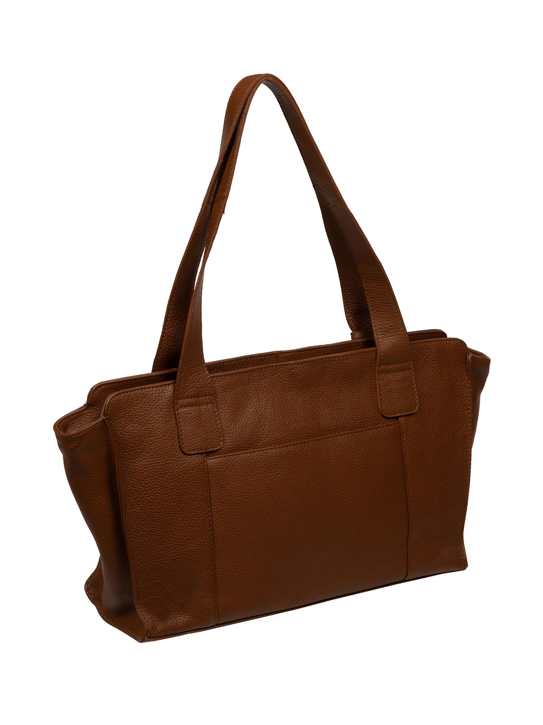 Pure Luxuries brown Mimi leather handbag, UK version