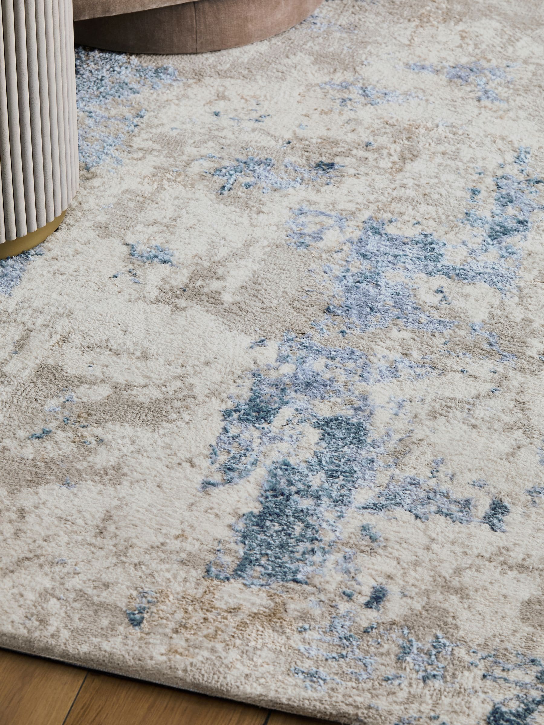 Blue Elena Abstract Rug