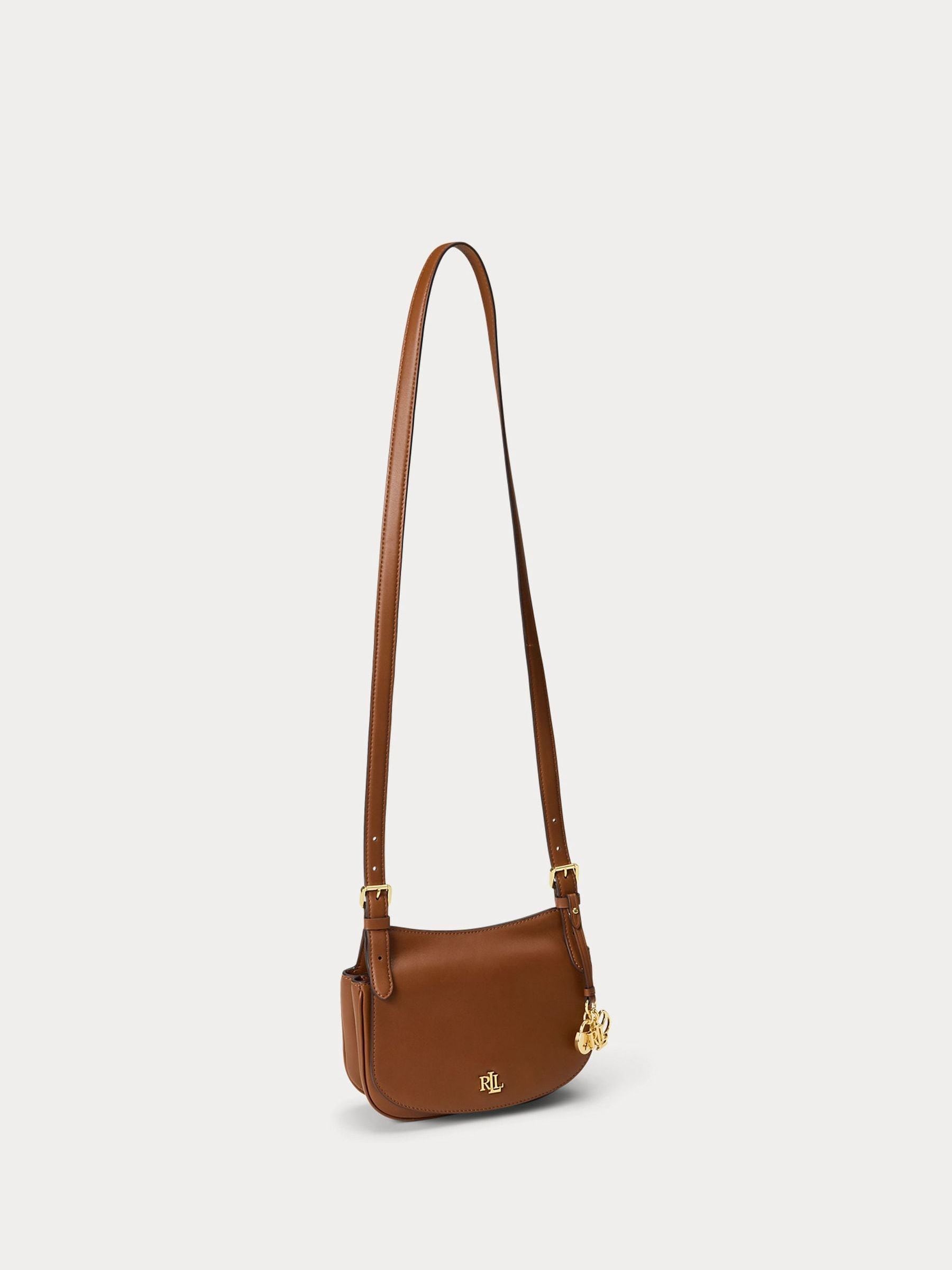 Lauren Ralph Lauren brown cross-body medium bag - British product