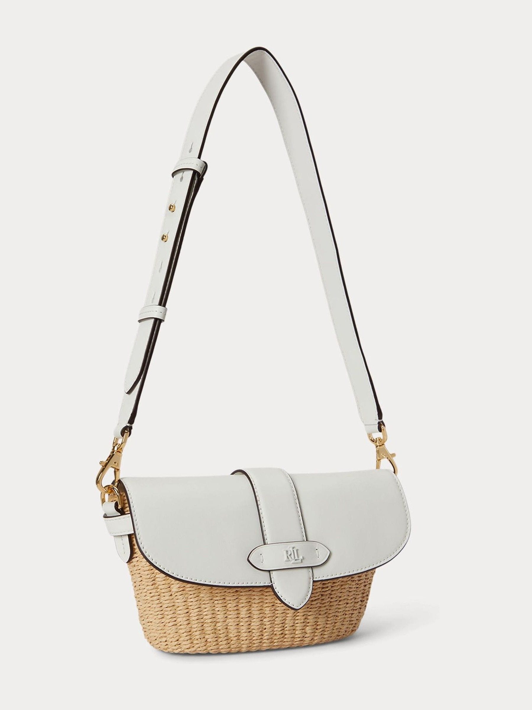 Ralph Lauren Lynden small straw bag (British brand)