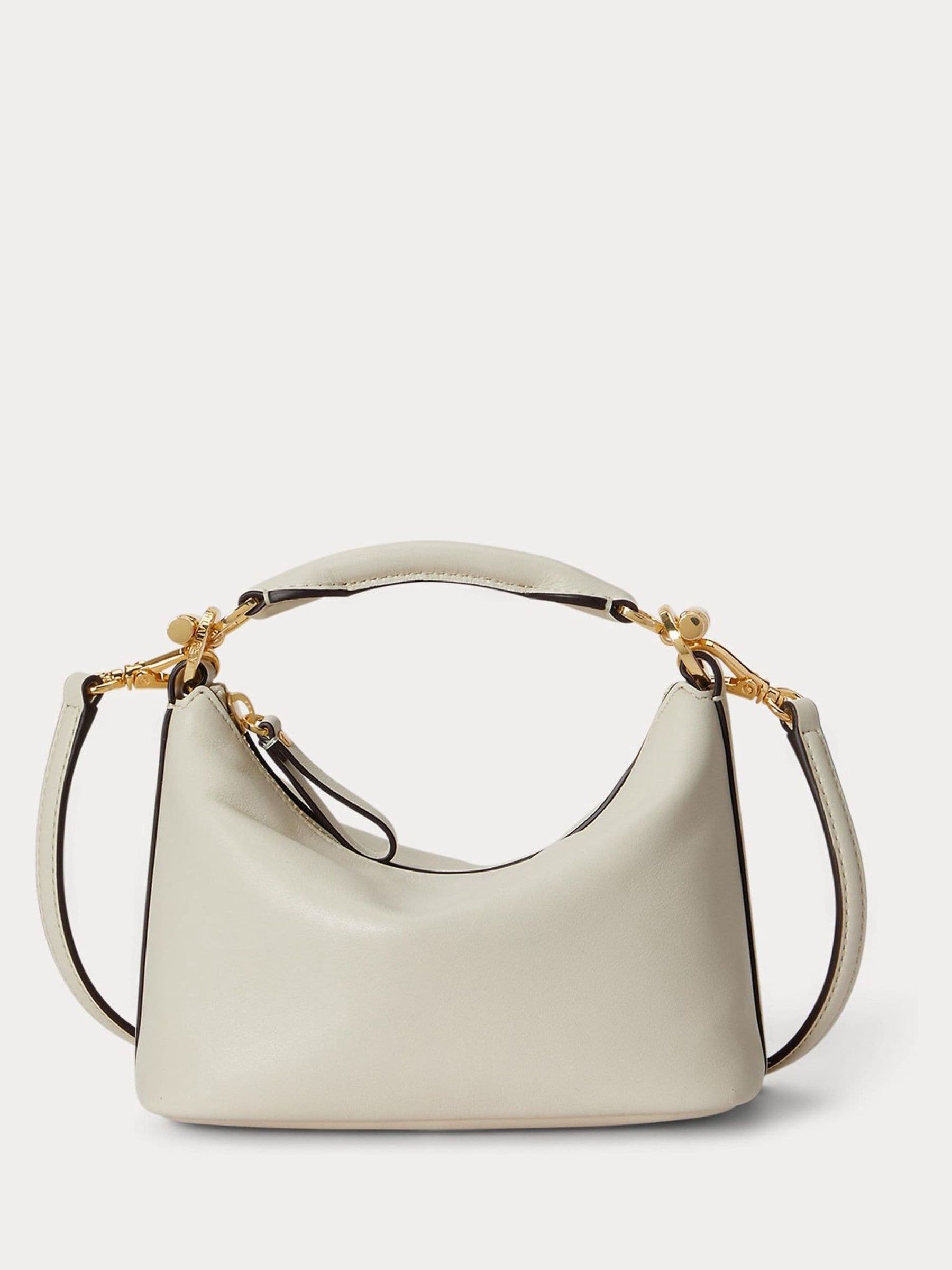 Lauren Ralph Lauren white Blake mini shoulder bag, UK version