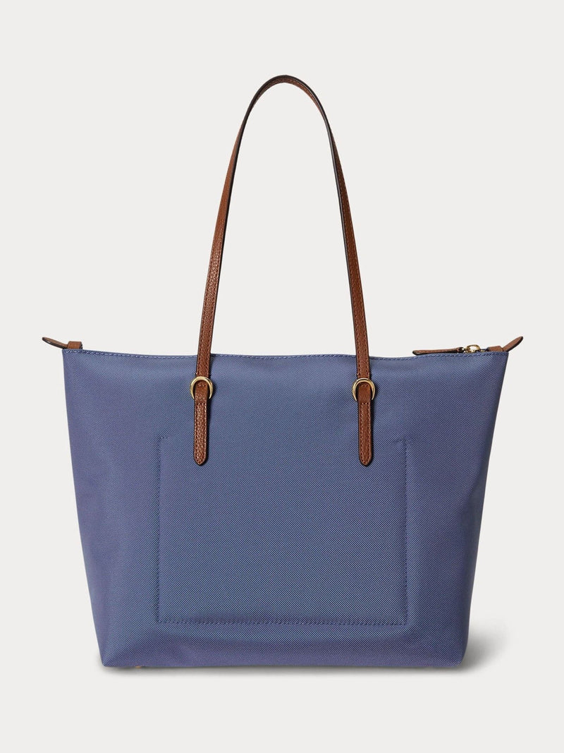 Lauren Ralph Lauren blue Keaton tote bag medium, imported from the UK