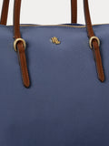 Lauren Ralph Lauren blue Keaton tote bag medium, imported from the UK