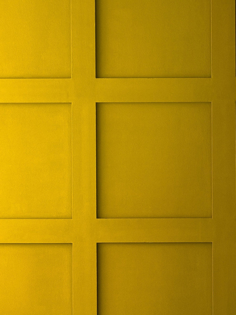 Graham & Brown Gaillo yellow matt emulsion paint - British product