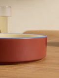 MADE.COM brown Allesio pasta bowls set of 4 (British brand)