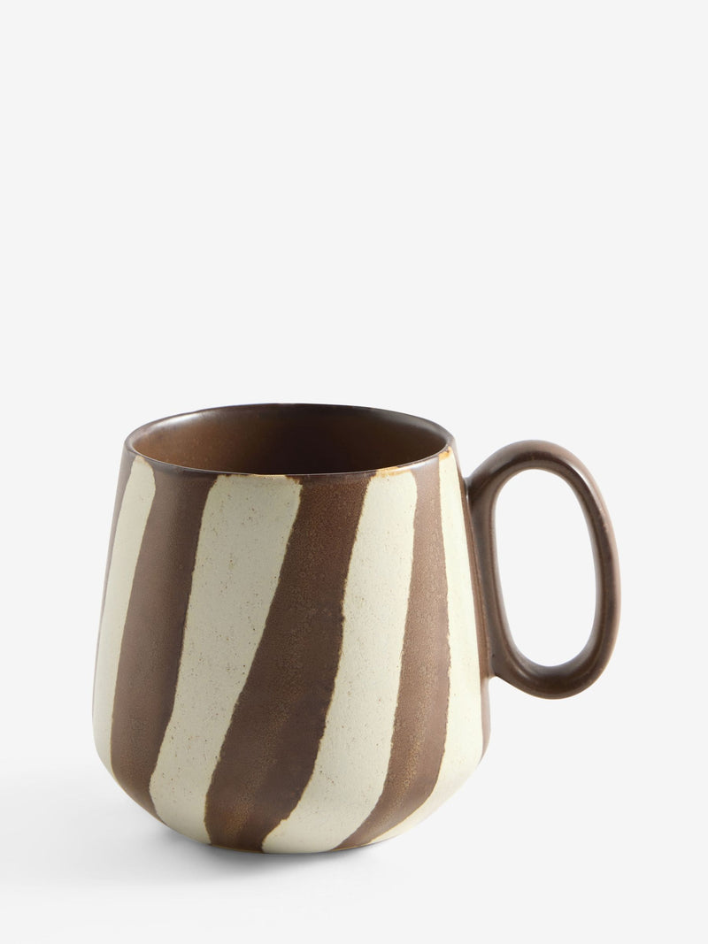 MADE.COM brown Mafalda mugs set of 4, UK version