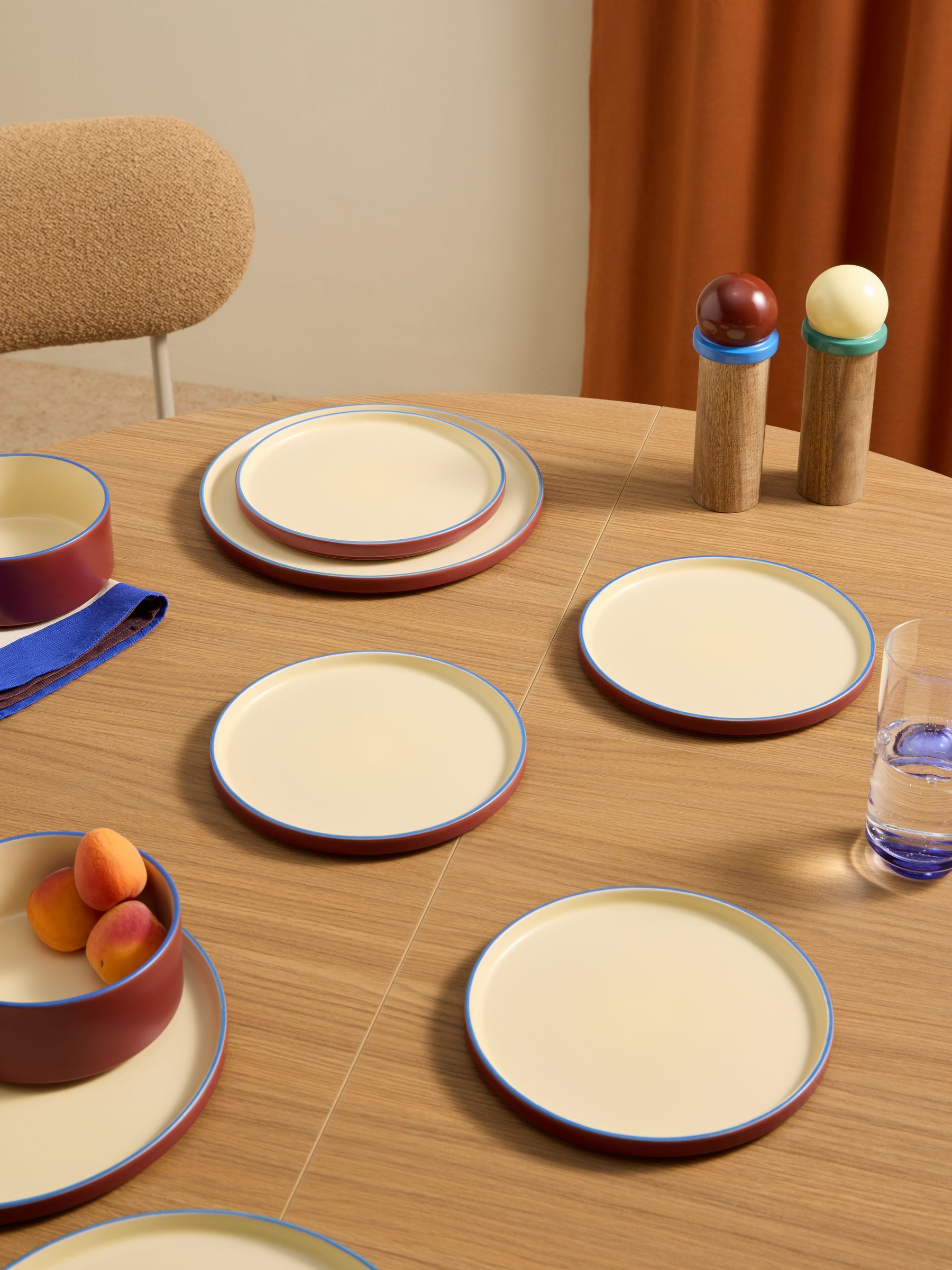 MADE.COM Allesio brown side plates set of 4, UK version