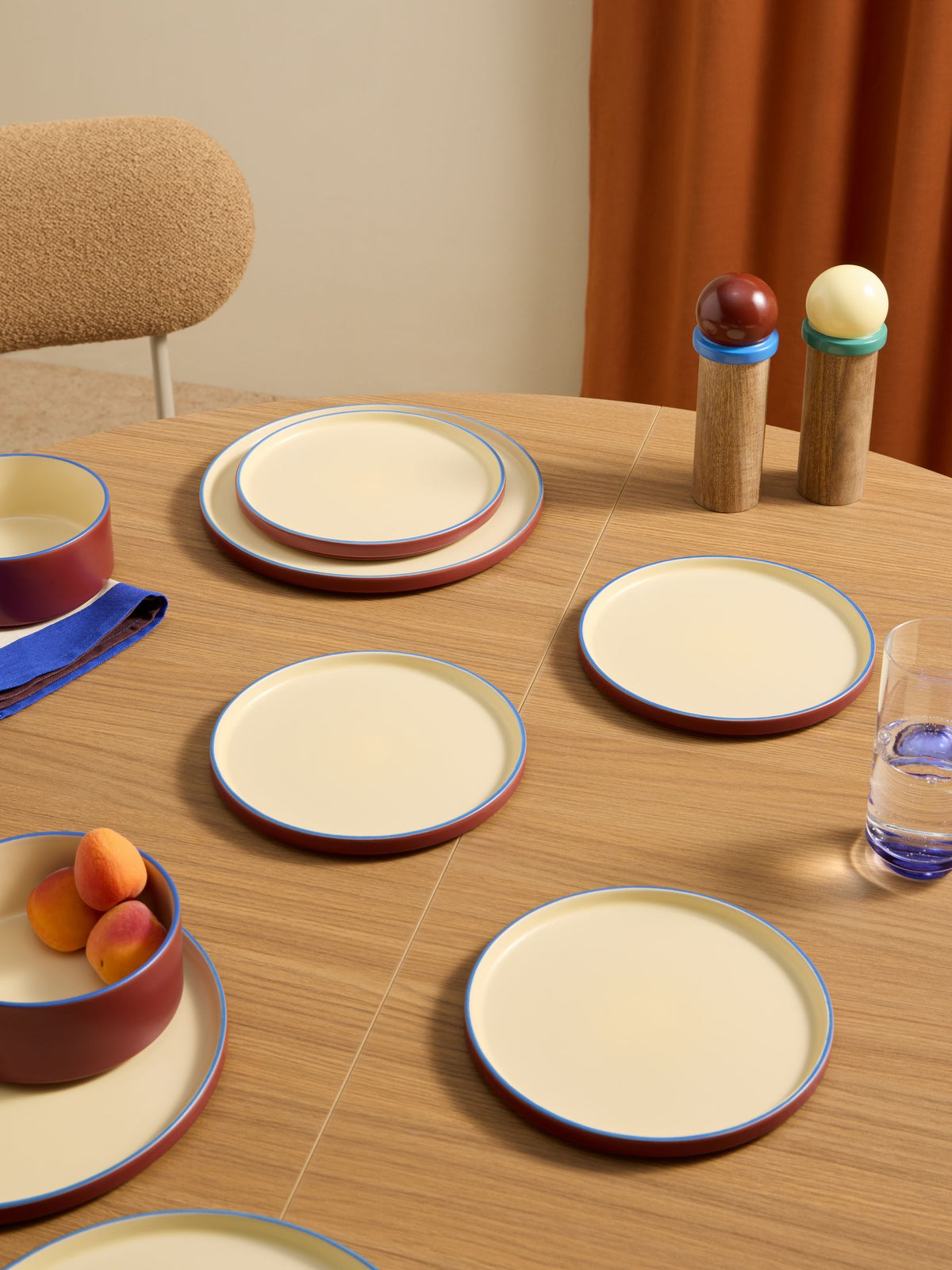 MADE.COM Allesio brown side plates set of 4, UK version