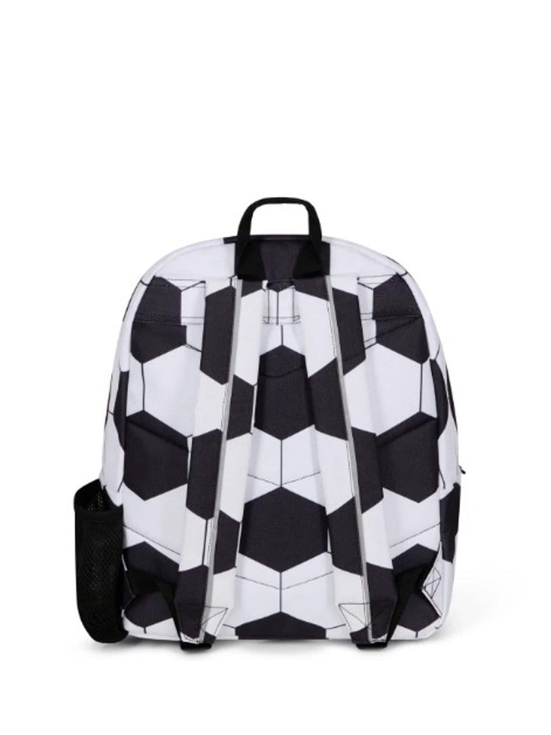 Hype football backpack black and white design - British product