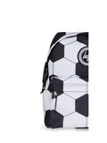 Hype football backpack black and white design - British product
