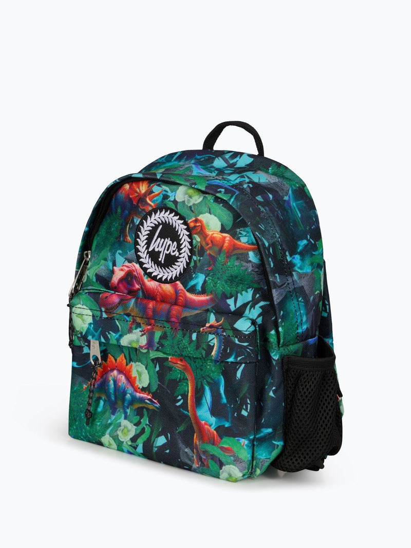 Hype Green Jungle Dino Backpack, imported from the UK