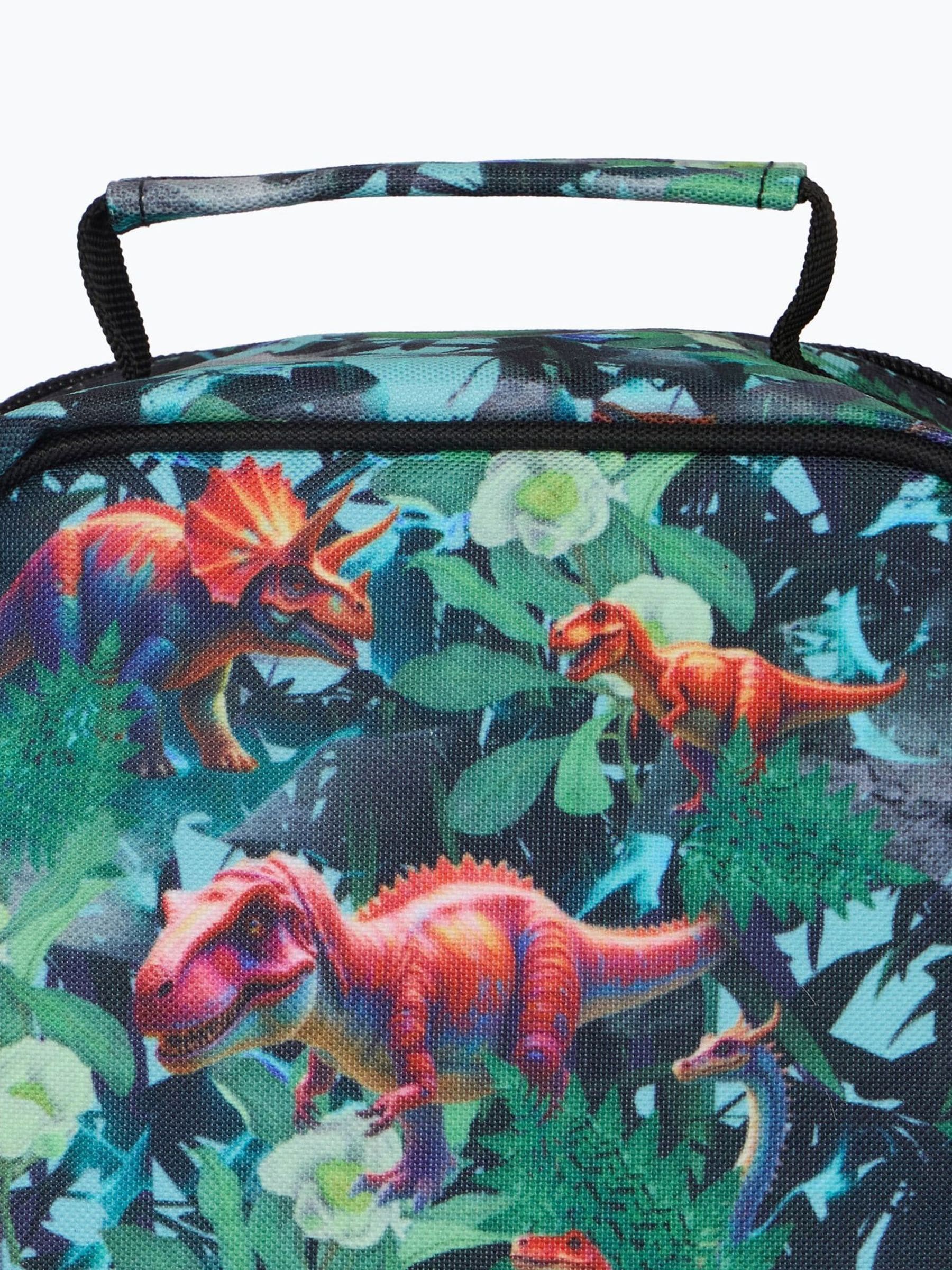 Hype Green Jungle Dino lunch bag for kids, UK version