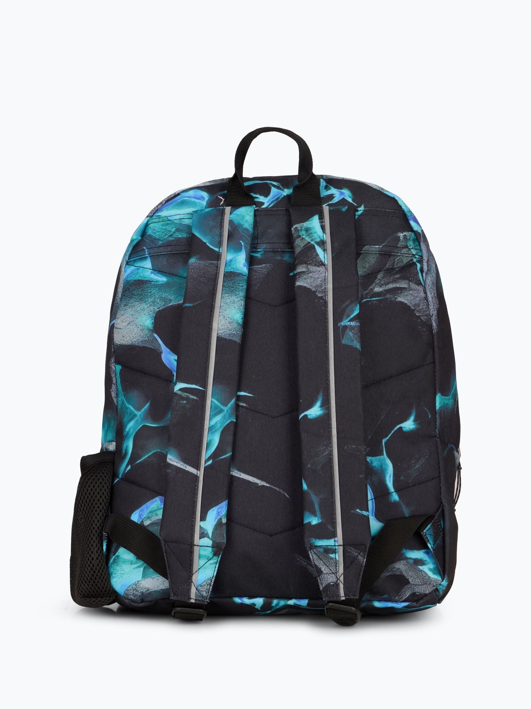 Hype Blue Backpack with vapour-effect print - British product