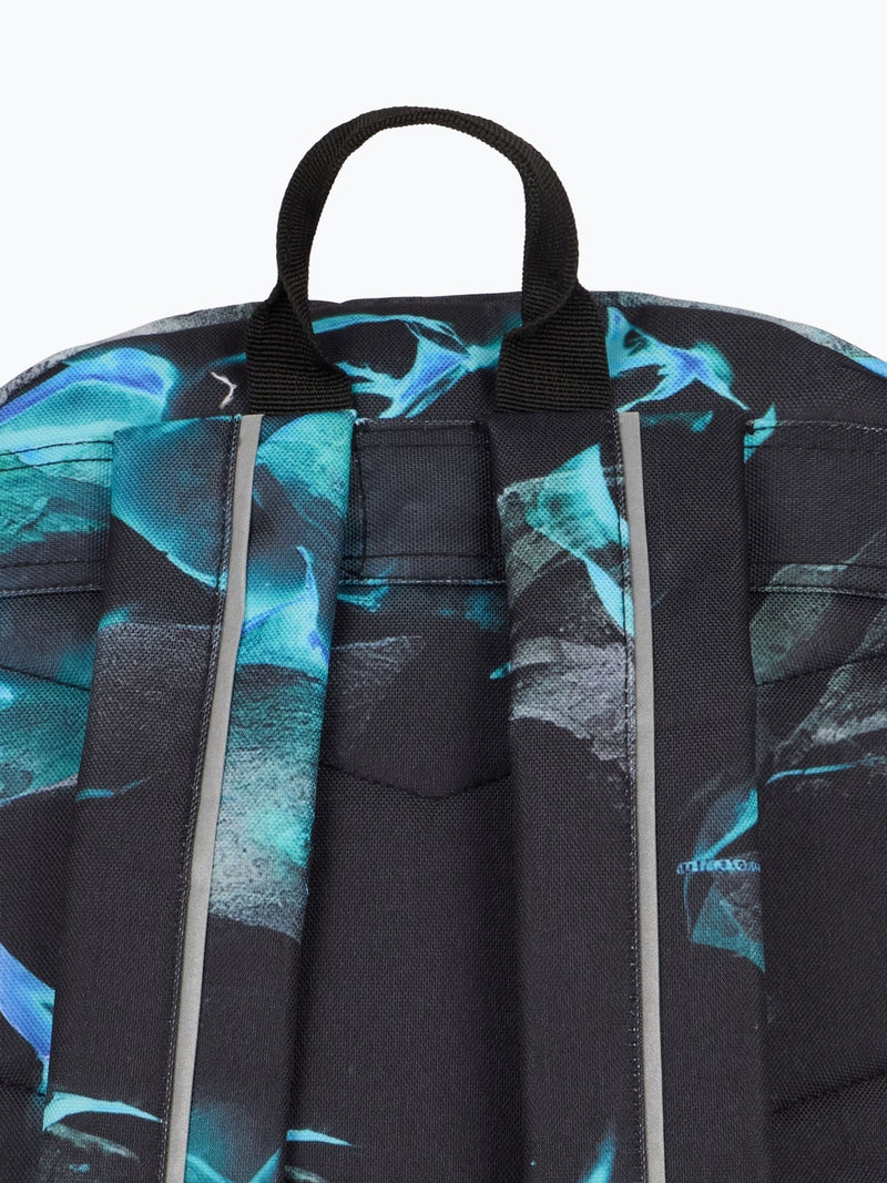 Hype Blue Backpack with vapour-effect print - British product