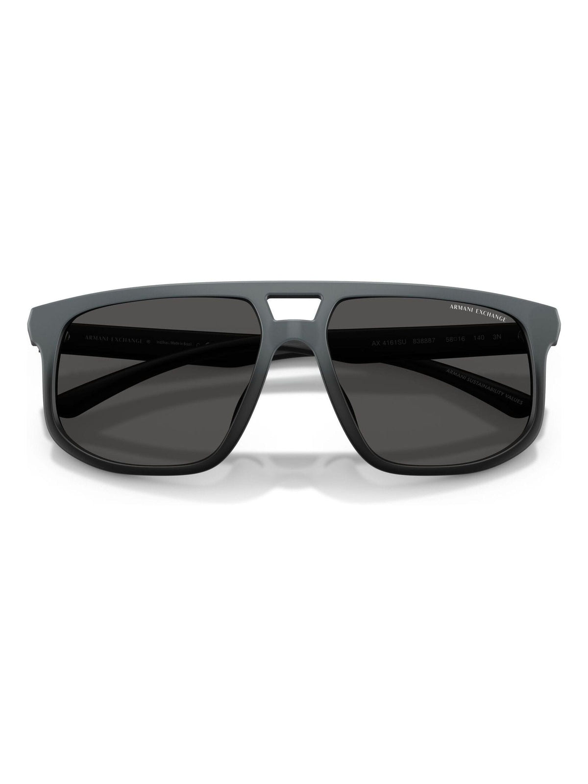 Armani Exchange pilot sunglasses dark grey lens matte frame - British product
