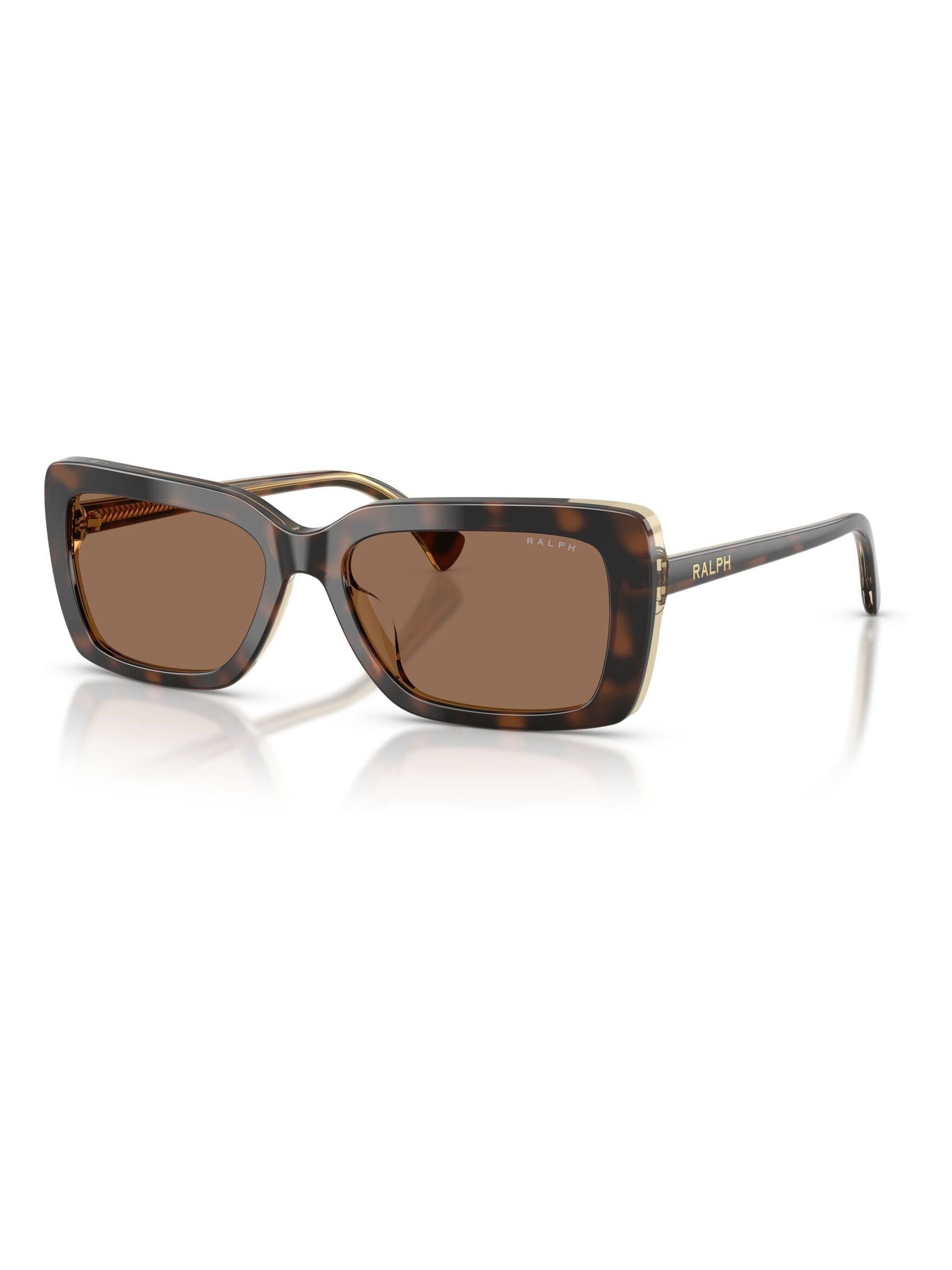 Ralph Lauren brown rectangle sunglasses (British brand)