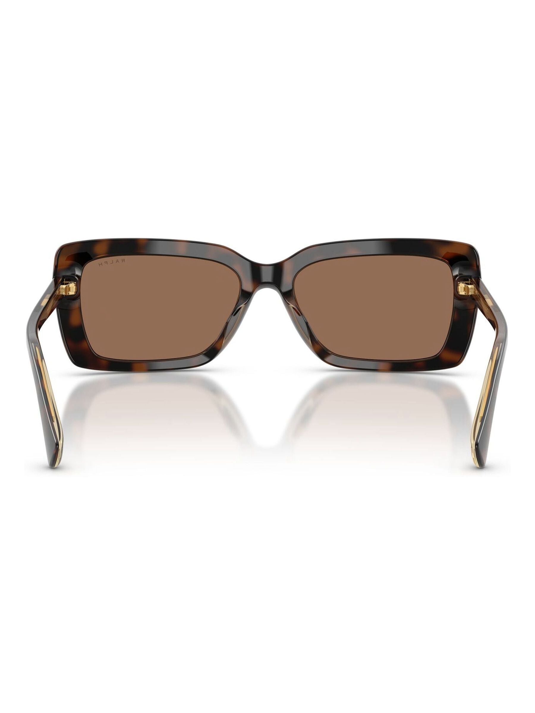 Ralph Lauren brown rectangle sunglasses (British brand)