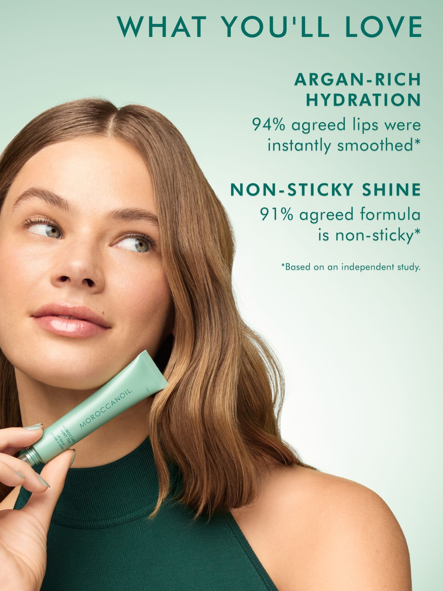 Moroccanoil lip balm Moroccan Mint Tea 15ml, UK version