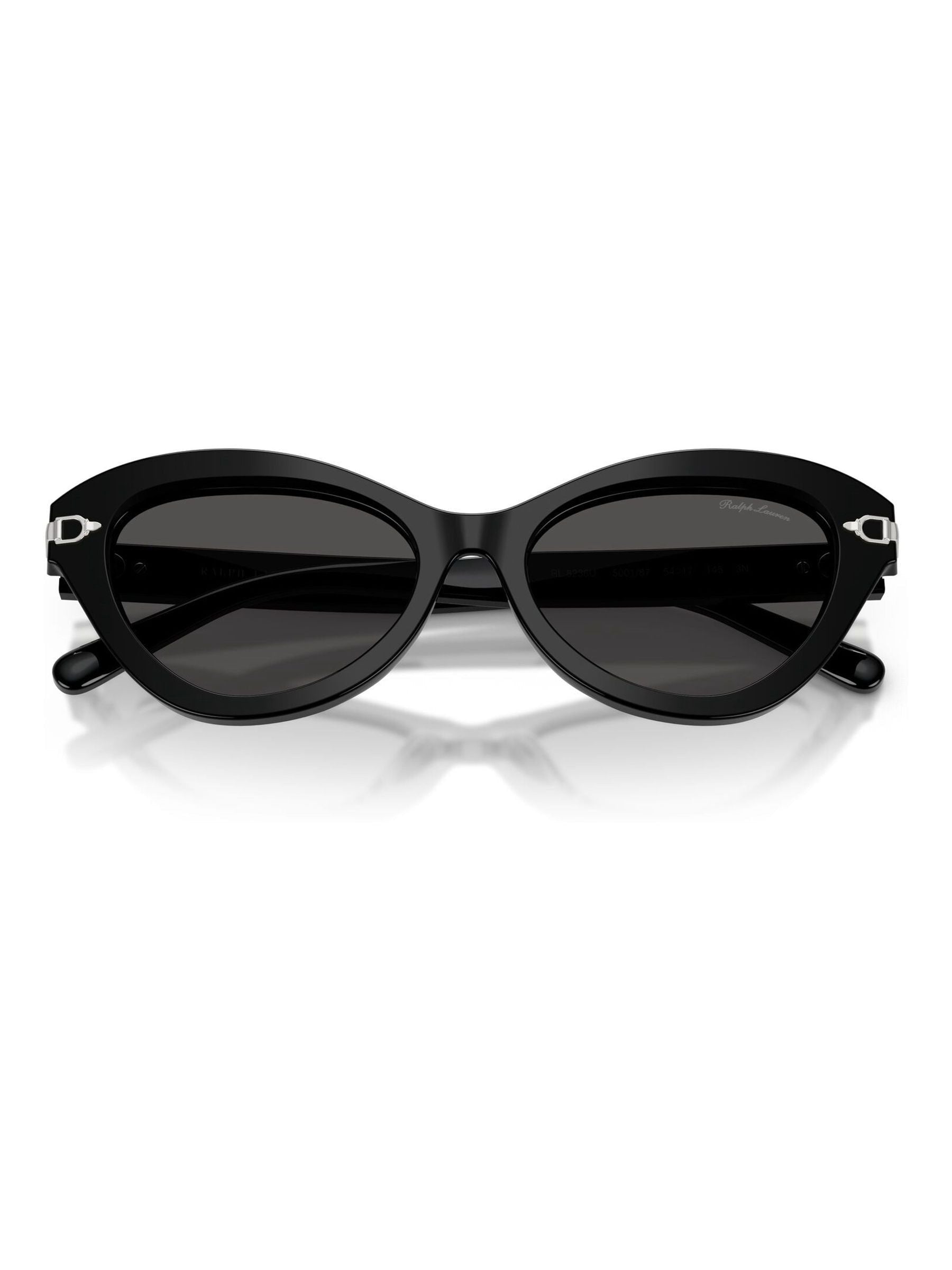Ralph Lauren cat eye sunglasses grey lenses spotty havana frame (British brand)