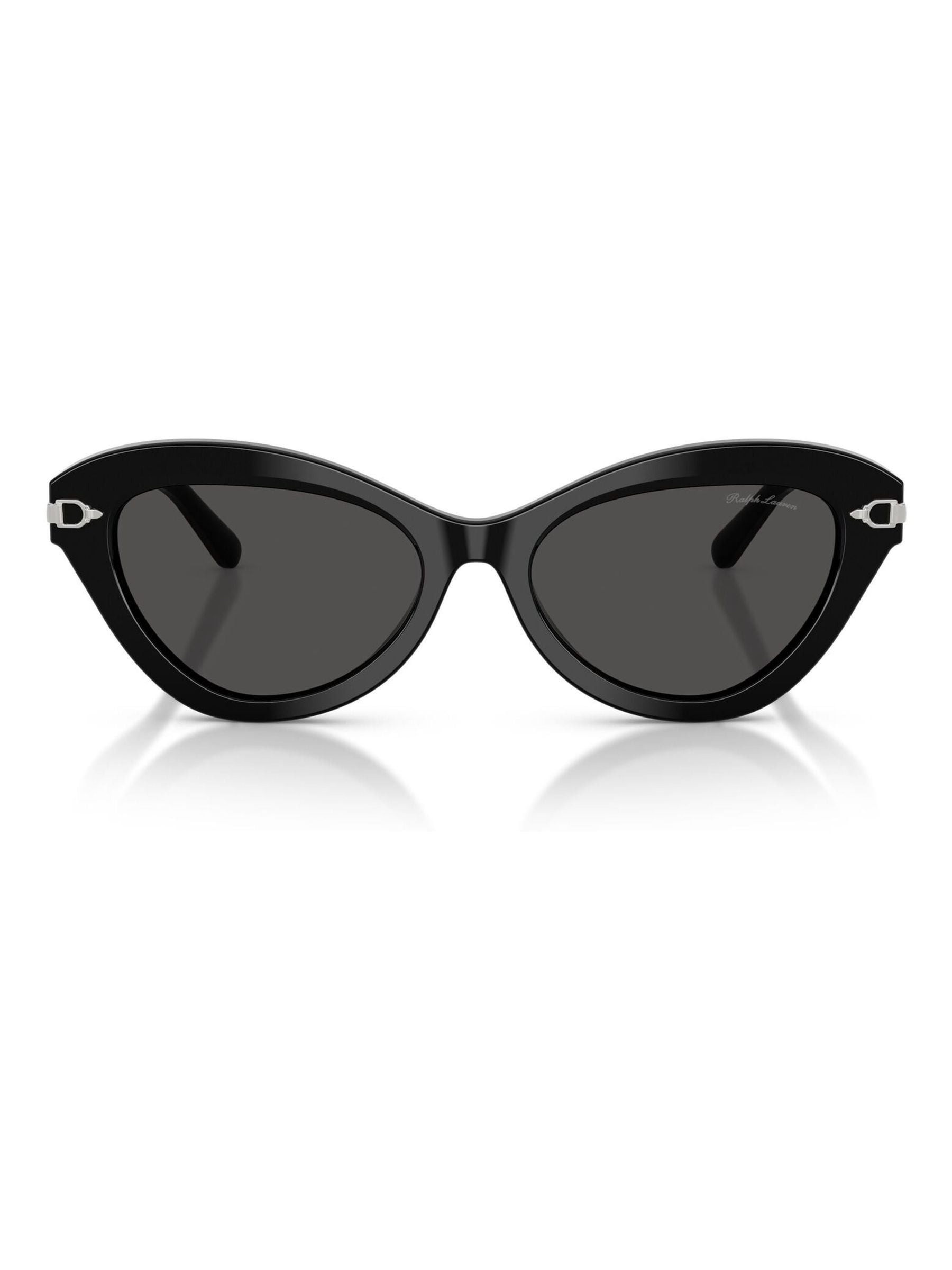 Ralph Lauren cat eye sunglasses grey lenses spotty havana frame (British brand)