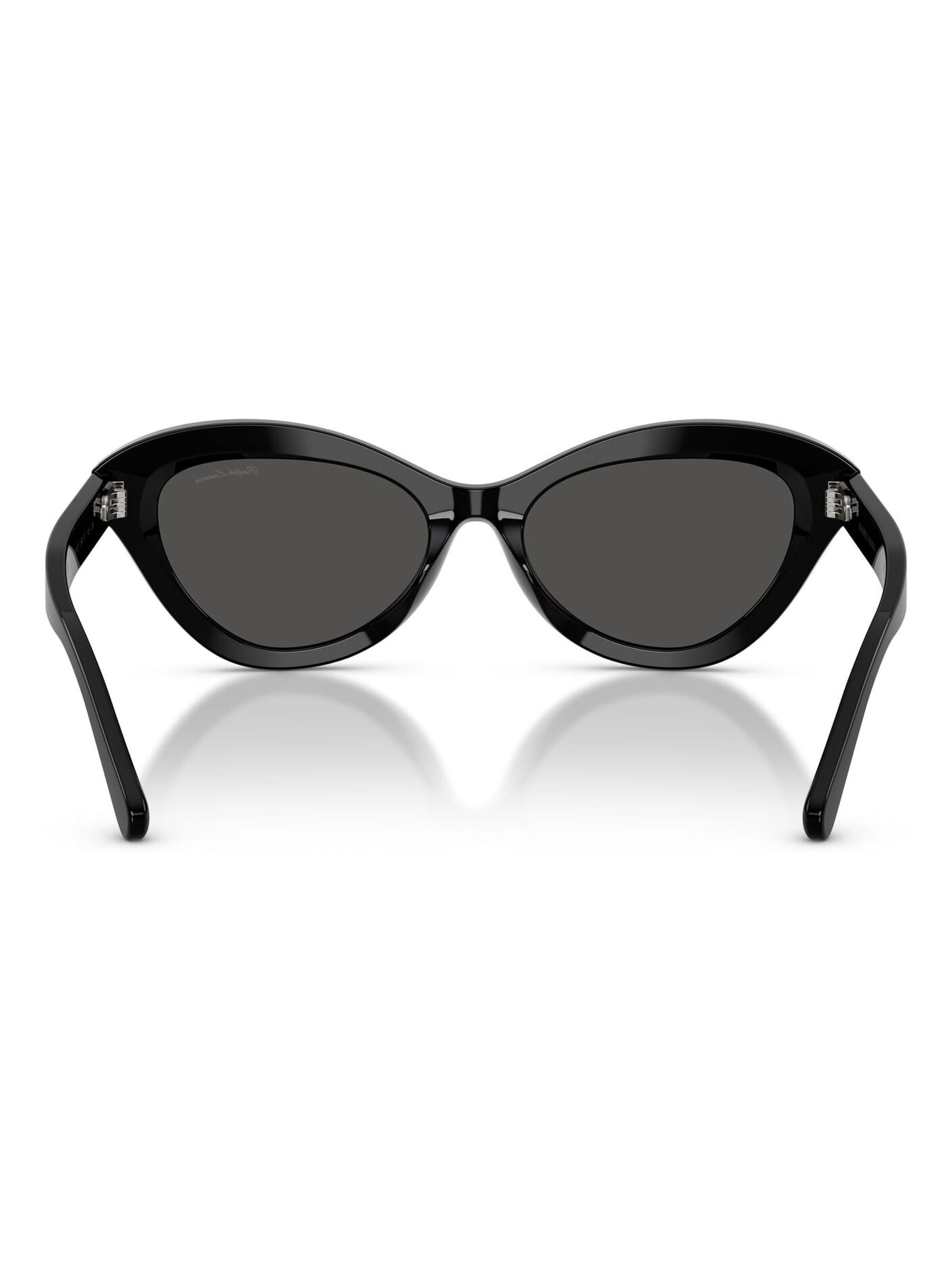 Ralph Lauren cat eye sunglasses grey lenses spotty havana frame (British brand)