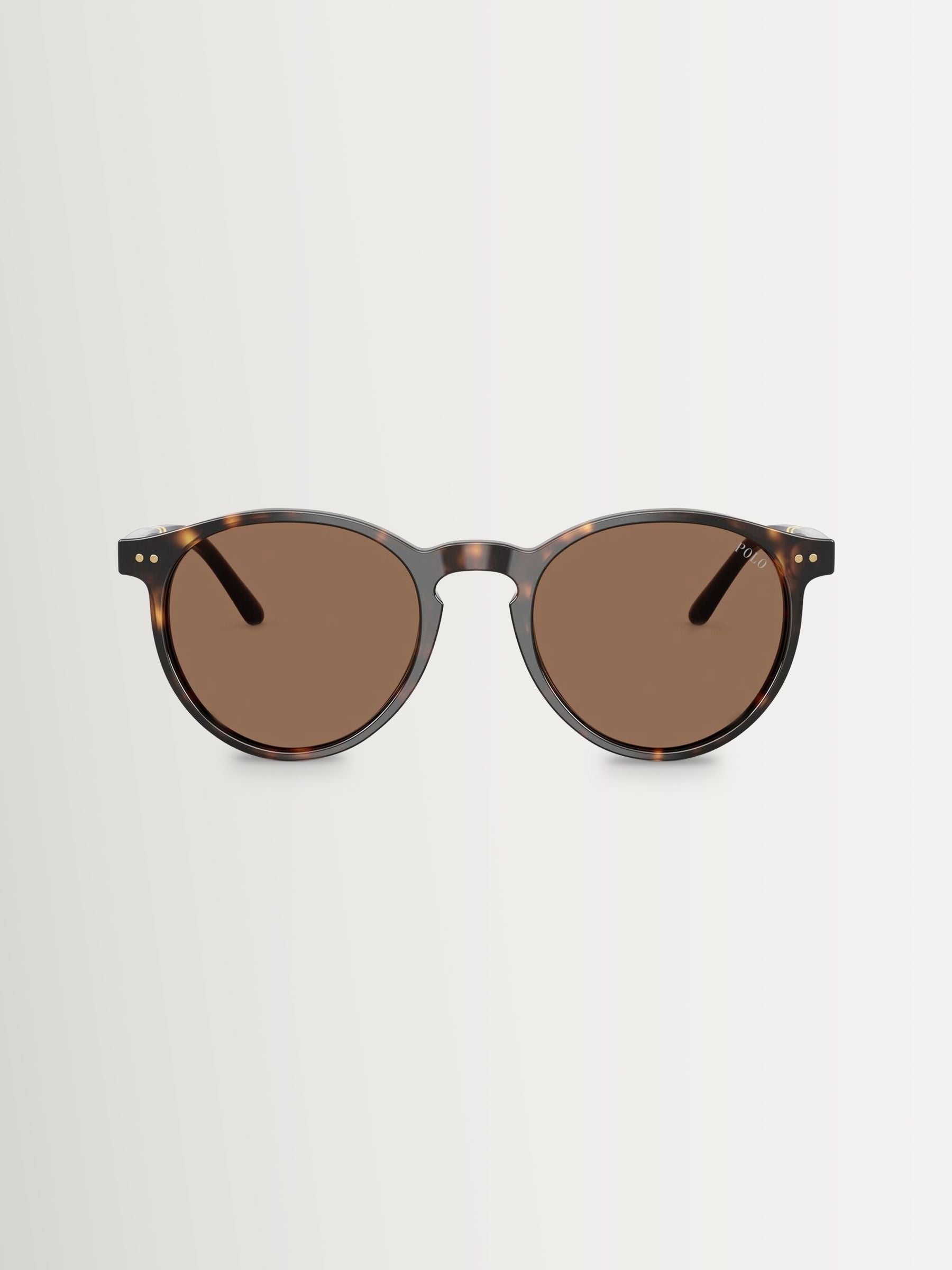 Polo Ralph Lauren round brown sunglasses acetate frames (British brand)