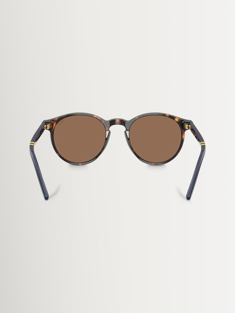 Polo Ralph Lauren round brown sunglasses acetate frames (British brand)