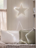 Lights4fun geometric star light set with dual colour LEDs, imported from the UK