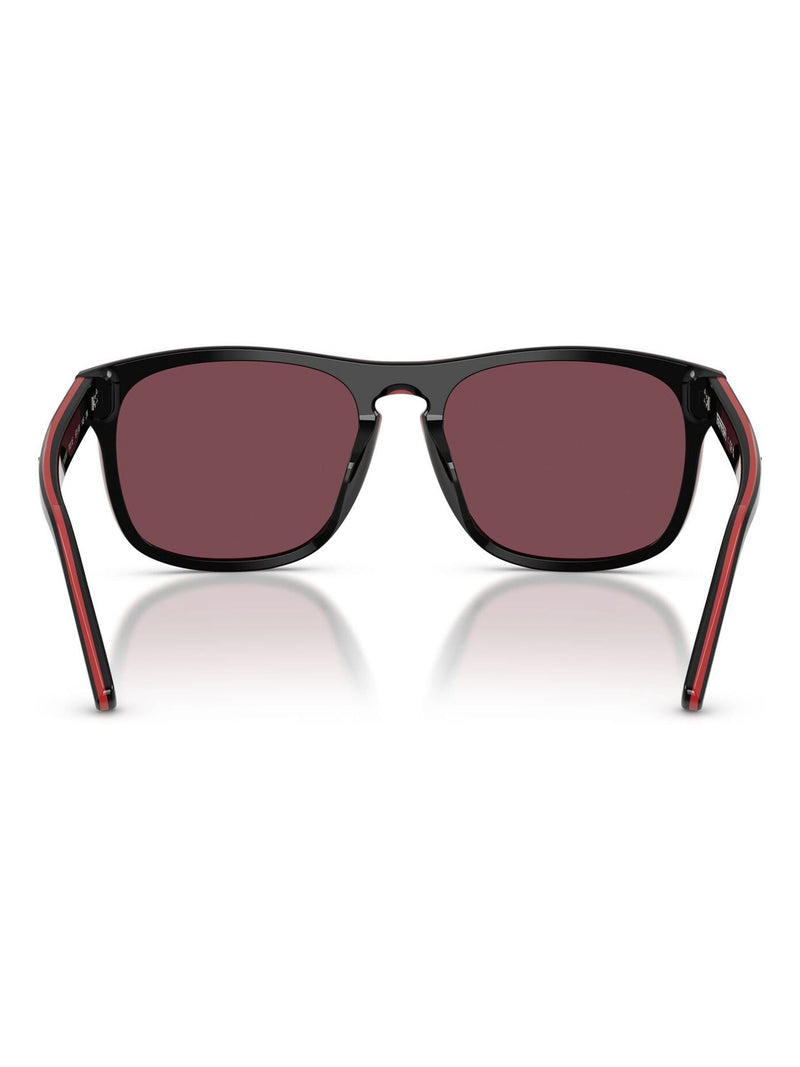 Ferrari Scuderia square sunglasses with red lenses, UK version