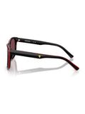 Ferrari Scuderia square sunglasses with red lenses, UK version