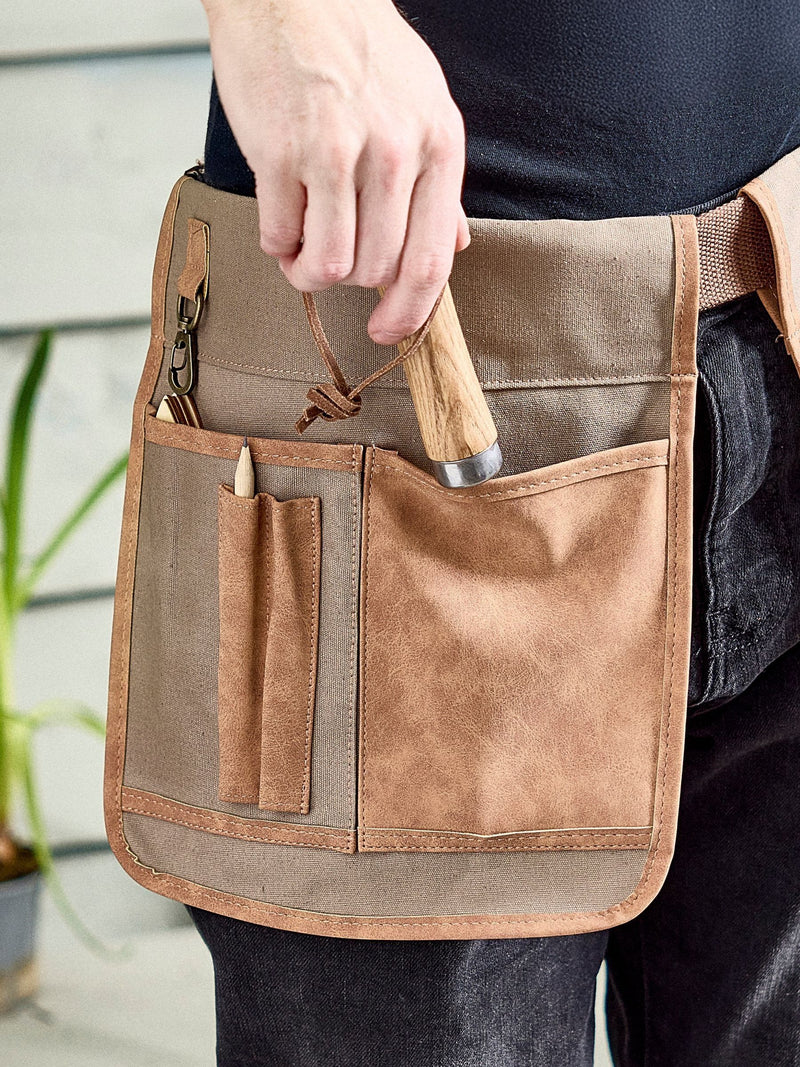 Dibor brown khaki gardening tool belt 62x28cm - British product
