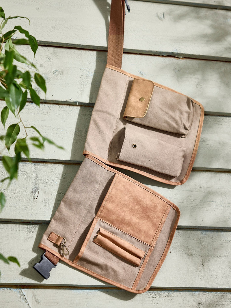 Dibor brown khaki gardening tool belt 62x28cm - British product