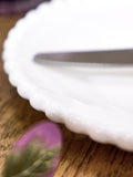 Dibor white stoneware side plates set of 4 - British product