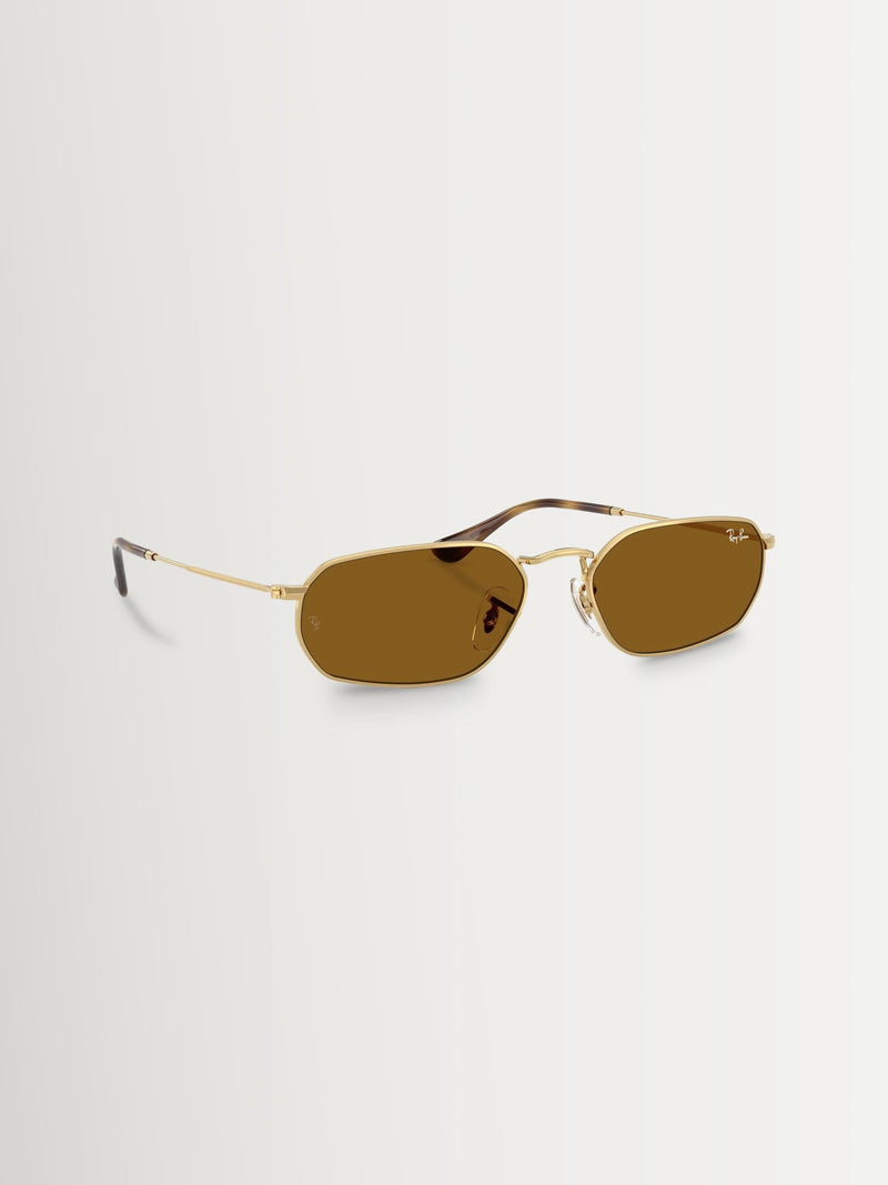 Ray-Ban RB3947 Irregular Metal Sunglasses